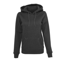 Build Your Brand BY026 - woman hoody heavy Charcoal