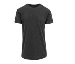 Build Your Brand BY028 - Shirt long Charcoal