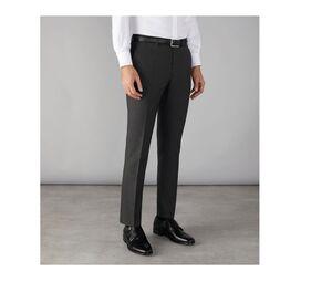 CLUBCLASS CC1003 - Pantalones de traje slim fit de hombre Edgware CC103 Charcoal