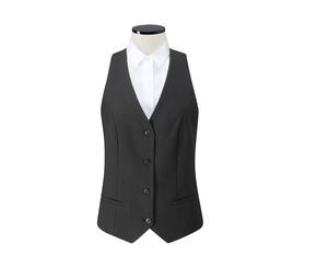 CLUBCLASS CC5008 - Women's Wimbledon Tailoring Vest Black