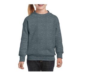 Gildan GN911 - Kids Round Neck Sweatshirt Dark Heather