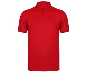 Henbury HY460 - Polo heren stretch polyester Red
