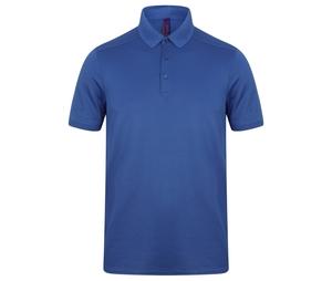 Henbury HY460 - Polo heren stretch polyester Royal blue