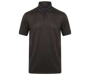 Henbury HY460 - Men's Polo Shirt in stretch polyester Dark Grey