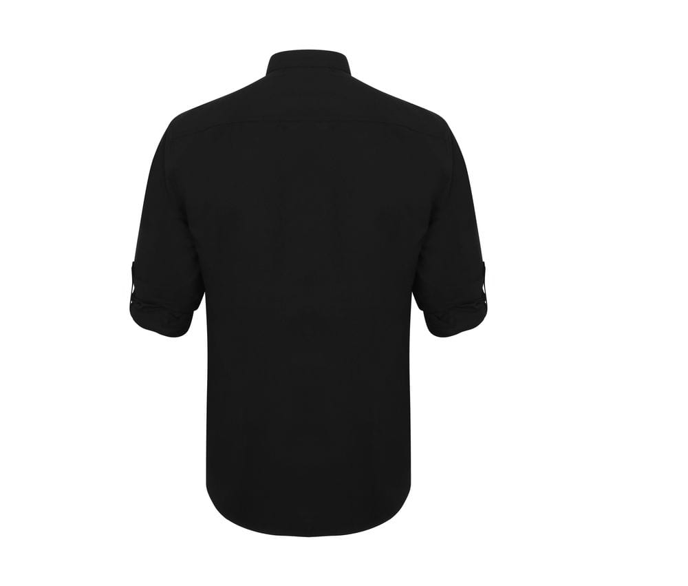 Henbury HY592 - Overhemd heren mao kraag