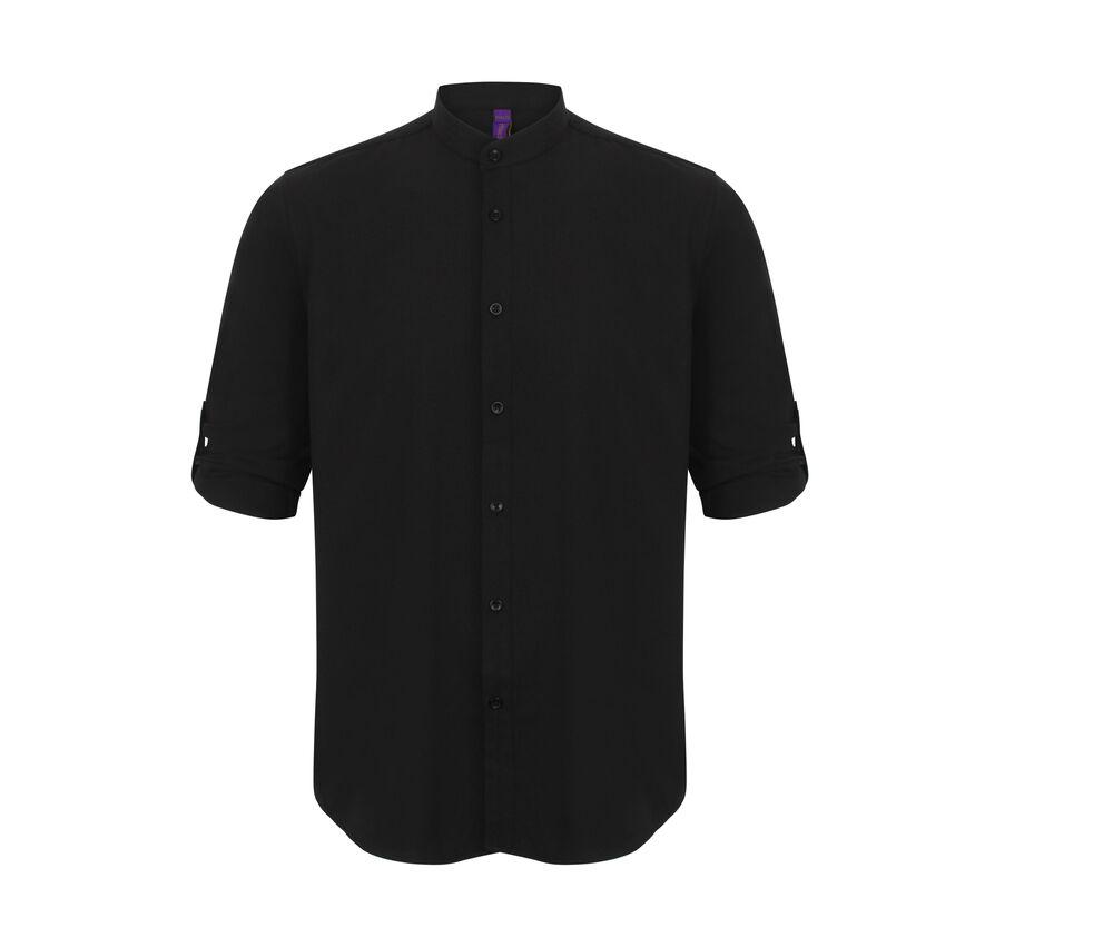 Henbury HY592 - Overhemd heren mao kraag