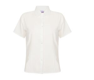 Henbury HY596 - Atmungsaktives Damenhemd Weiß