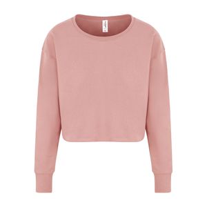 AWDIS JH035 - Short women's sweatshirt Dusty Pink