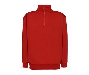 JHK JK298 - Zip neck sweatshirt Red