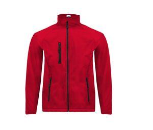JHK JK500 - Softshell jacket man Red
