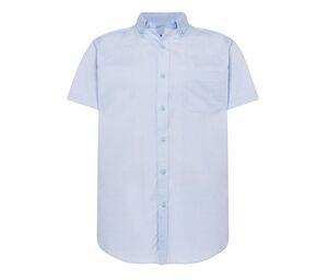 JHK JK605 - Oxford short sleeves men shirt Sky Blue