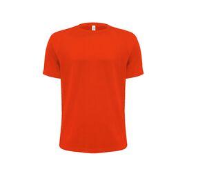 JHK JK900 - Men's sports shirt Orange Fluor