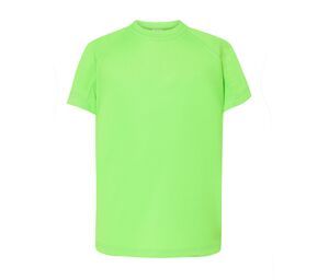 JHK JK902 - Children sport T-shirt Lime Fluor