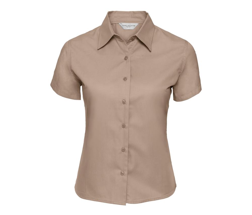 Russell Collection JZ17F - Damen Classic Twill Bluse 