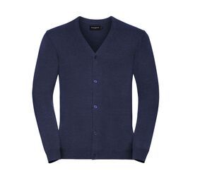 Russell JZ71M - Mens V-Neck Knitted Cardigan