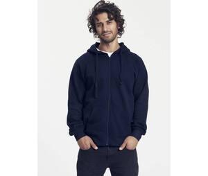 Neutral O63301 - Men's zip-up hoodie Military