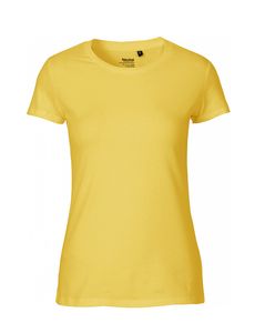 Neutral O81001 - Women's fitted T-shirt Yellow