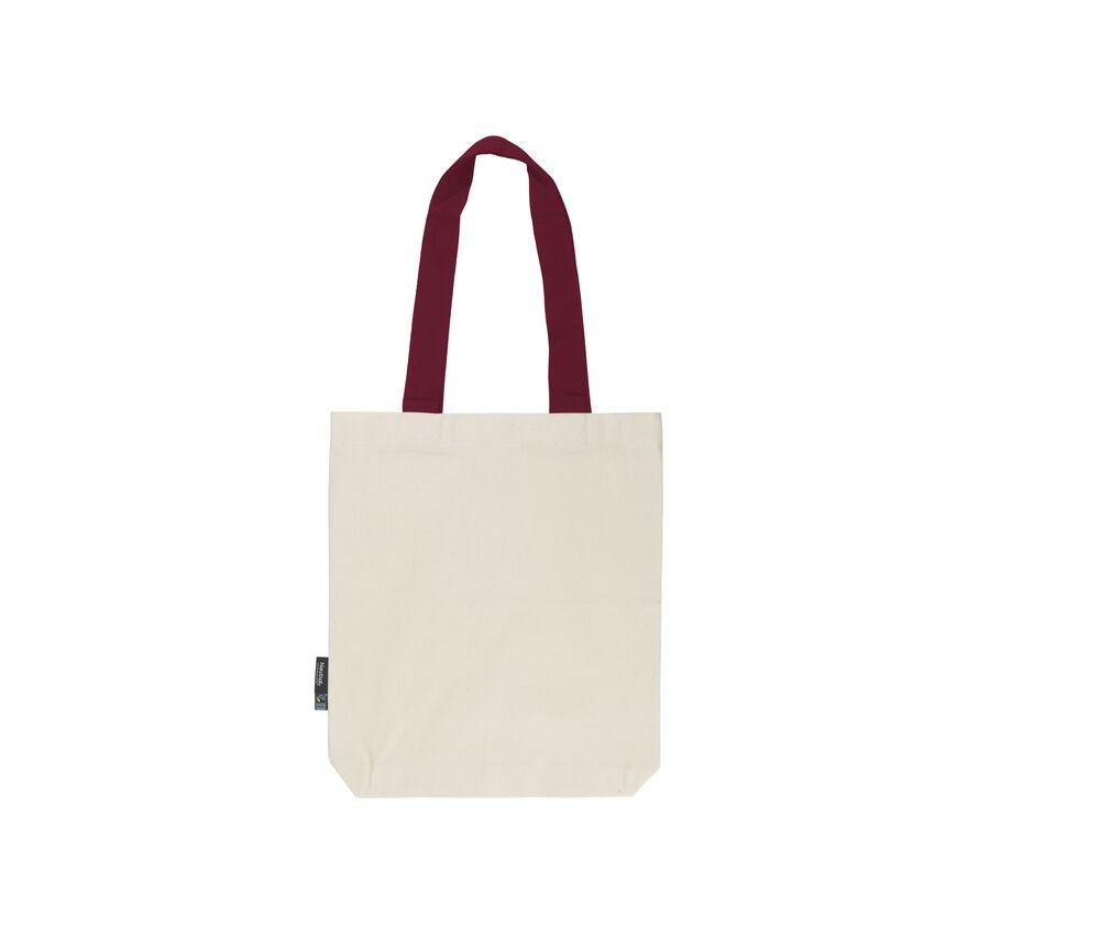 Neutral O90002 - Shopping bag with contrasting handles