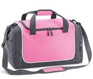Quadra QD77S - Bolsa de deporte vestuario Teamwear Classic Pink/ Graphite Grey/ White