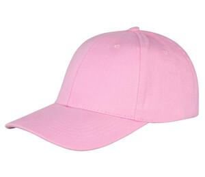Result RC081 - Memphis Brushed Cotton Low Profile Cap Pink