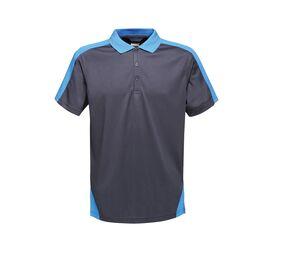 Regatta RGS174 - Coolweave contrast polo shirt Navy / New Royal