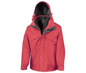 Result RS068 - 3-In-I Zip And Clip Jacket Vermelho