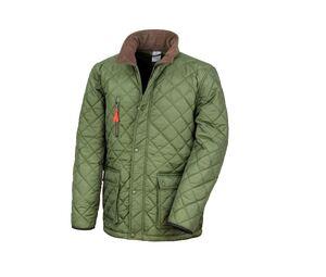 Result RS196 - Giacca in stile Cavalier Olive Green