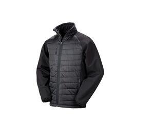 Result RS237 - Bi-material jacket Black / Black