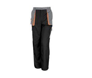 RESULT RS318 - Pantalon de travail Lite Black / Grey / Orange