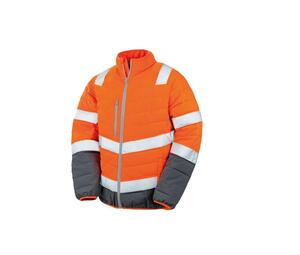 Result RS325 - High visibility quilted jacket Fluo Orange