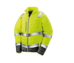 Result RS325 - High visibility quilted jacket Fluo Yellow