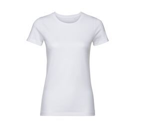 Russell RU108F - Bio-T-Shirt-Frau Weiß