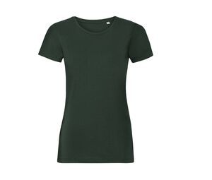 RUSSELL RU108F - Organic T-shirt woman Bottle Green