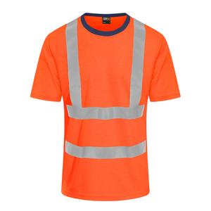 PRO RTX RX720 - T-shirt de alta visibilidade Hv Orange / Navy