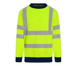 PRO RTX RX730 - High Visibility Sweatshirt Hv Yellow / Navy