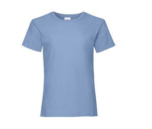 Fruit of the Loom SC229 - Girls valueweight tee Sky Blue