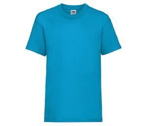 Fruit of the Loom SC231 - T-Shirt De Criança Value Weight (61-033-0) Azure Blue