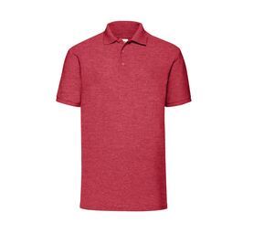 Fruit of the Loom SC280 - 65/35 Polo Piqué Heather Red