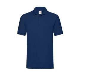Fruit of the Loom SC385 - Men's Premium 100% Cotton Polo Shirt Navy