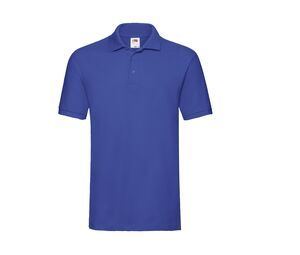 Fruit of the Loom SC385 - Men's Premium 100% Cotton Polo Shirt Royal blue