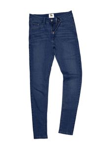 AWDIS SO DENIM SD011 - Jeans straight cut dames Katy Dark Blue Wash