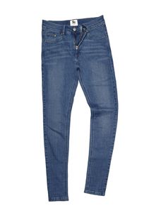 AWDIS SO DENIM SD011 - Jeans straight cut dames Katy Mid Blue Wash