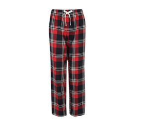 SF Women SK083 - Pyjamasbyxor för kvinnor Red / Navy Check
