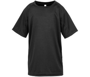 Spiro SP287J - AIRCOOL breathable tee-shirt for children Black