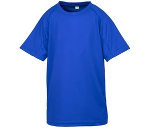 SPIRO SP287J - Tee-shirt respirant enfant AIRCOOL Bleu Royal