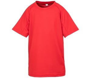 SPIRO SP287J - Tee-shirt respirant enfant AIRCOOL Rouge