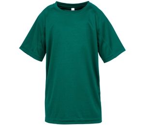 SPIRO SP287J - Tee-shirt respirant enfant AIRCOOL Bottle Green