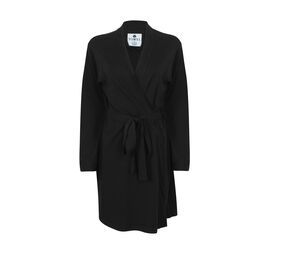Towel City TC050 - Women's wrap robe Black