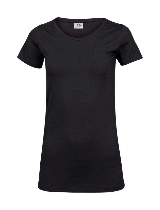 Tee Jays TJ455 - Elastyczna koszulka damska o przedłużonej długości