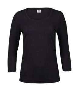 Tee Jays TJ460 - T-shirt da donna elasticizzata 3/4 maniche